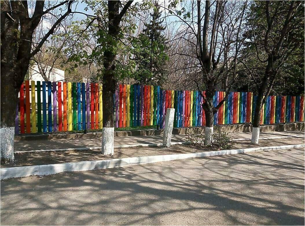 забор из штакетника 110м фото5 в Донецке