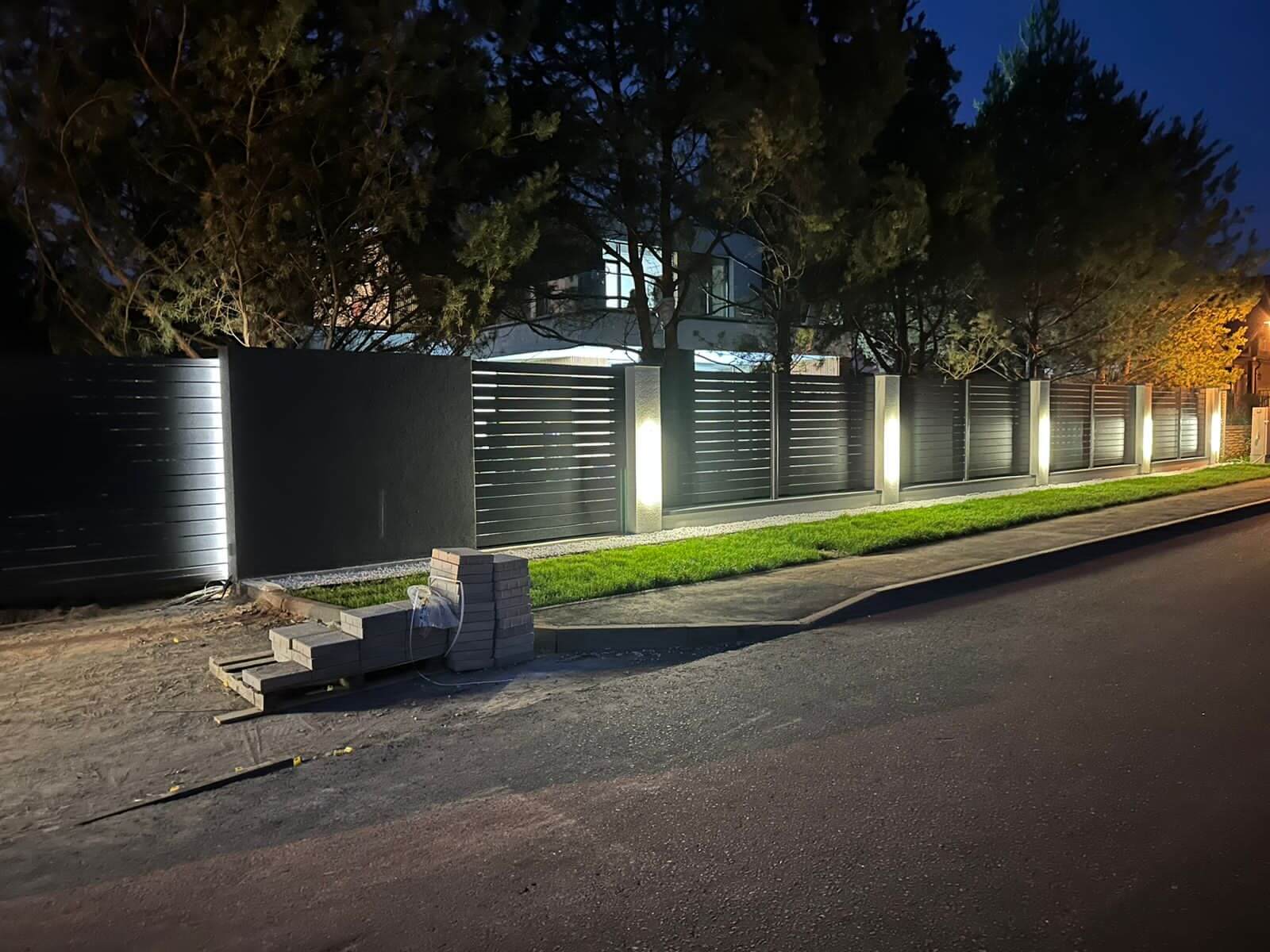 Забор-ранчо из металлопланкена 36м RAL7024 Серый Графит фото 11 в Донецке