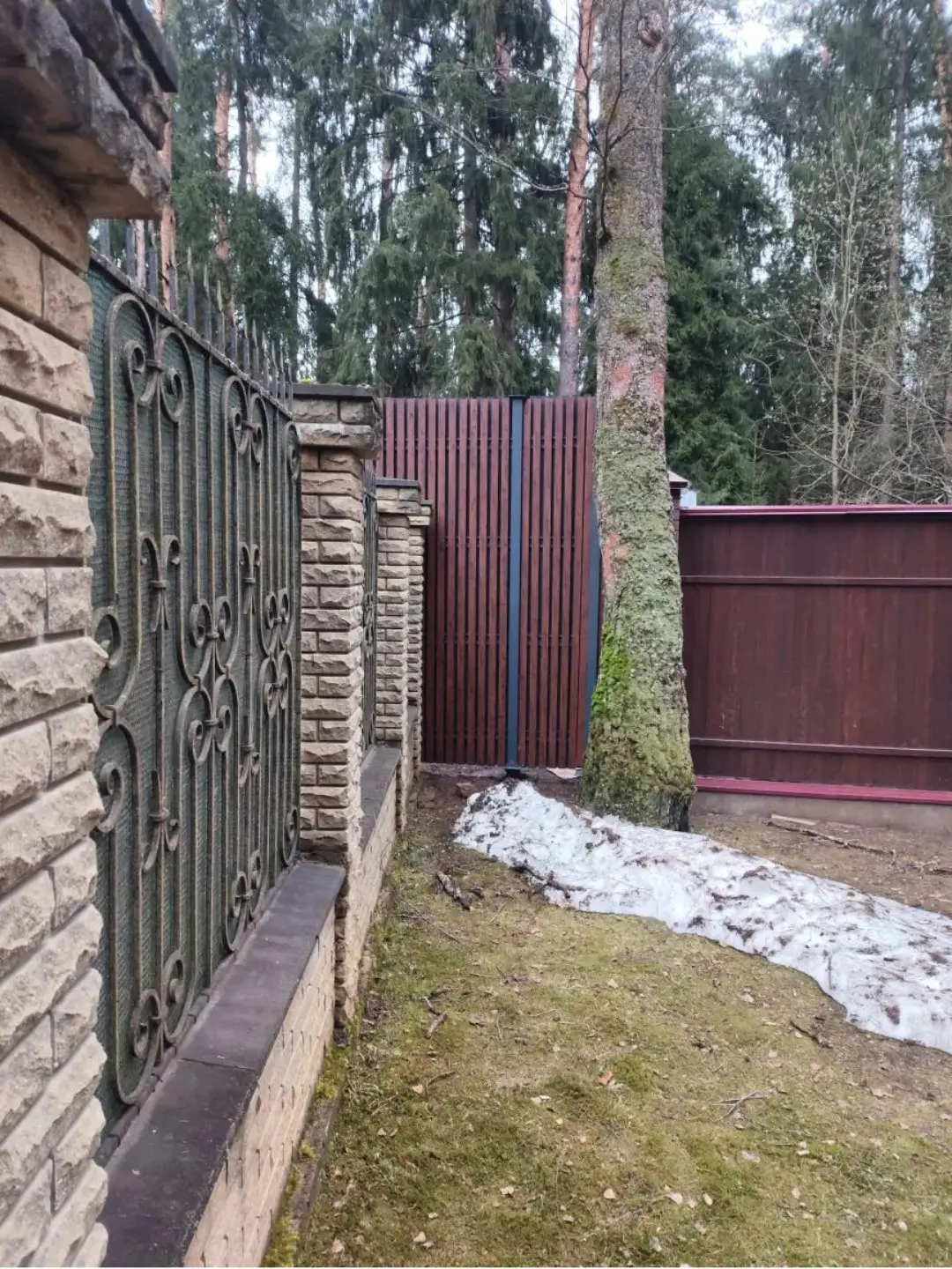 Забор из декоративных реек 7м Темный Дуб 3D Принтек фото 1 в Донецке